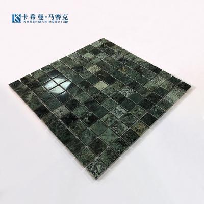 China Parquet outdoor modern swimming pool stone mosaic marble mosaic for outdoor pool tile for sale