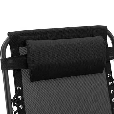 China Modern Iron Tube Folding Garden Sleeping Chairs Folding Camping Chair Recliner Chair for sale