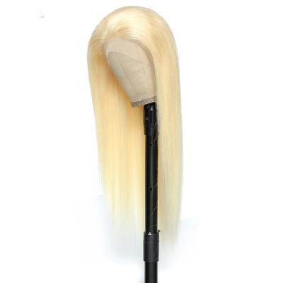 China Wholesale 150 Density Platinum Blonde 613 Silky Straight Wave Full Lace Wig Hair, Cuticle Aligned Brazilian Virgin 613 Straight Wig For Women for sale