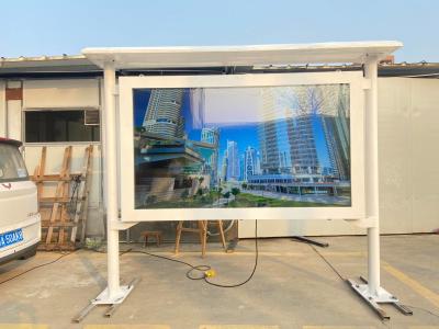 China tipo gás de uma paisagem de 65 polegadas e quiosque exterior impermeável do lcd da propaganda de tela de 2500 lêndeas do posto de gasolina à venda