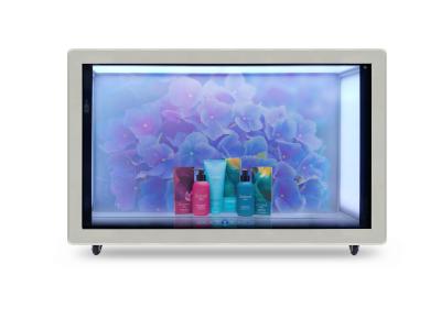 Китай игрок 200W рекламы 55in 400nits прозрачный LCD продается