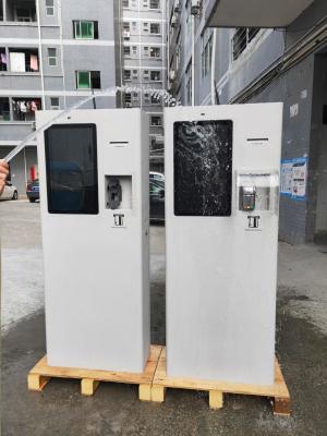 China quiosque terminal da máquina móvel eletrônica exterior do pagamento do serviço do auto 23.8inch com o varredor de código de barras do sistema da posição à venda