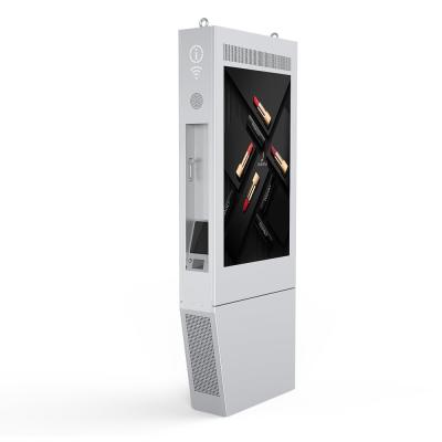 China Totem legível IP65 tomado partido dobro 1080P 4K 2000nits do tela táctil da luz solar exterior à venda