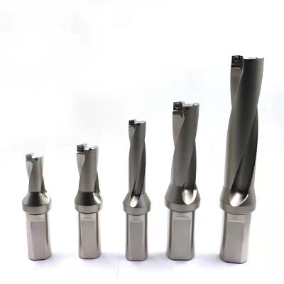 China Metal Drilling Carbide Cutting Tools Indexable High Speed Carbide Milling U Drill Tools Insert 3D U Drill for sale