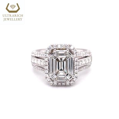 China FASHIONABLE New Design Real Diamond Ring Earring Pendant Classic Jewelry Set for sale