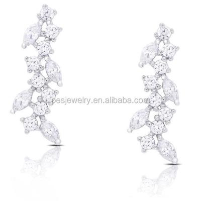 China PED Silver Fashion Jewelry! Marquise And Round Cubic Zirconia Drop Group Earrings (PES9-1333) for sale