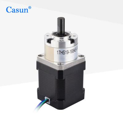 China NEMA 17 Relación 27:1 Reducción de engranajes planetarios Motor paso a paso de engranajes con caja de cambios para CNC Brazo mecánico en venta