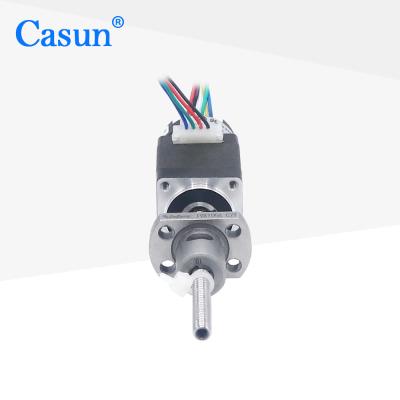 中国 2フェーズネマ8 双極 1.8 度ボールスクリューステップモーター 28mmボディとエンコーダー 14mN.m 販売のため