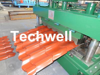 Cina Rotolo d'acciaio delle mattonelle di colore che forma macchina per il rivestimento della parete del tetto, pannello d'acciaio del tetto in vendita
