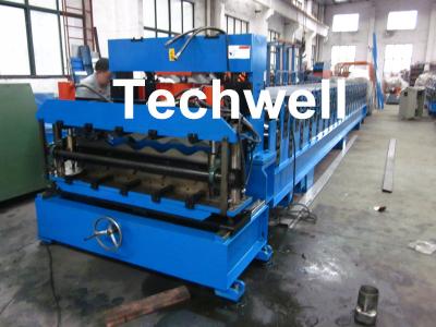 Cina Rotolo d'acciaio di colore delle mattonelle di punto che forma macchina, mattonelle galvanizzate di Wave della bobina che fanno macchina in vendita