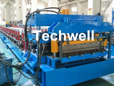Chine Petit pain de panneau de toit en métal de contrôle de fréquence de PLC formant la machine avec de l'acier de couleur, matière première de PPGI à vendre