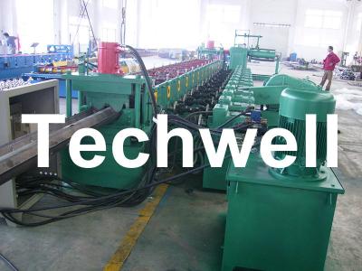 China 7 rodillos que nivelan 10 - rollo del haz de 12m/min W que forma la máquina para la barrera de desplome en venta