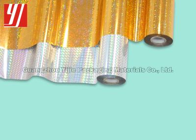 Chine aluminium d'estampillage chaud de 15μM Thickness Generic Gold pour le papier à vendre