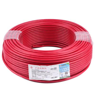 China Cable Protection YUNI Trinidad solid strands copper PVC insulated Electrical House Wiring 2.5mm 4mm 6mm 10mm 16 25 electric wires for sale