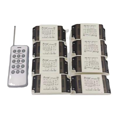 China Wireless Lamp Switch Remote Control Superreaction ASK Receiver 8ch 433MHZ RF Remote Control Module With Transmitter for sale