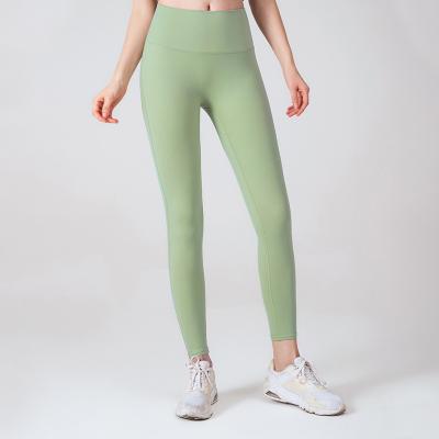 China Custom High Compression Breathable Women Waisted Yoga Gaiters Fitness Clothing Workout Sports Gym Yoga Pants for sale