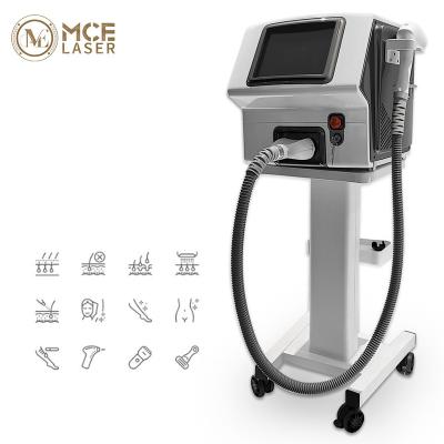 China Hair removal ECM 2021 less painless 3 wavelength diode laser 755 808 1064 constant hair remover machine price for sale
