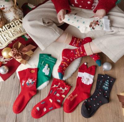 China Cotton Boxed Premium Cotton New Socks Christmas Stocking Sock Mens for sale
