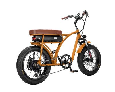 China Aluminum Alloy 20 Inch Big Motor 500W Electric Mountain Bike 7 Speed Powerful Bicycle Battery Dismountable for sale