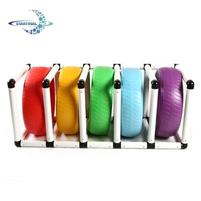 China Strong Durable PVC Kindergarten Play Toys Tire Holder Kid Playing Toys for sale