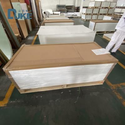 China DUKE Sanitary Grade Anti-Mold 3mm White PMMA Bathtub Customizable Cast Acrylic Sheet PE 5mm 8mm Customizable Cutting Service for sale