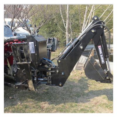 China Front End Loader After Digging 70hp Mini Farm Construction Garden Tractor With Front End Loader And Backhoe Loader For Sale for sale