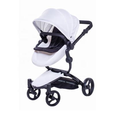 China Steel Foldable Rotate 360 Degree 4 Wheels Push Chair Baby Pram Doll Stroller Doll for sale