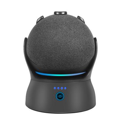 China Battery Base 10000mAh Battery Base Holder For Dot Ech0 4th Generation Alexa Wireless Portable Power Bank Charger For Dot 4 Accessories Holder for sale