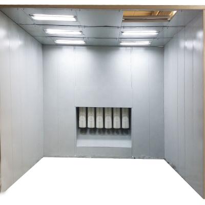 China Customized Cartridge Filter Recycle Powder Coating Electrostatic Spray Booth for sale