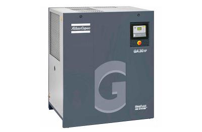 Chine Compresseur d'air à vis Atlas de 220 kW série GA GA 30+ 60hz Matériau en alliage d'aluminium injecté d'huile à vendre