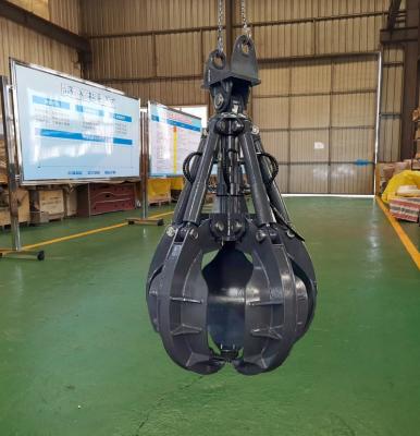 China Construction works High Efficiency Long Durability Hydraulic Grab Orange Peel Grapple For 1-50 Ton Excavator for sale