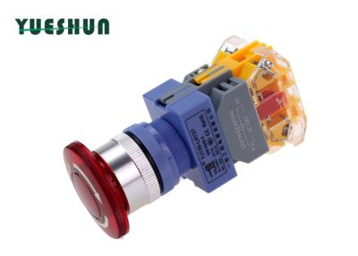 China normalmente fechado normalmente aberto iluminado do botão de parada da emergência do furo de montagem de 22mm à venda