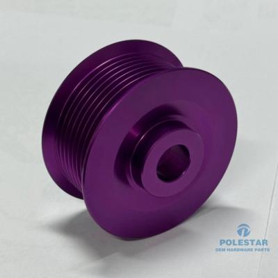 China Cnc Metal Laser Cutting Supercharger Reduction Pulley Aluminum Engine Spare Parts for sale