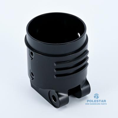 China Scooter Shock Absorber Connecting Sleeve CNC Turned 2024 Aluminum Black Anodized for sale