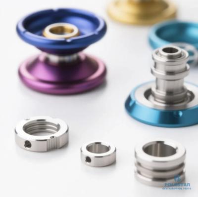 China High Performance 5 Axis Aluminum CNC Machined Parts For Yoyo Toy Spare Parts for sale