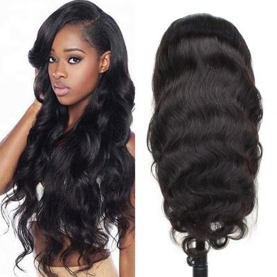 China Hd Wholesale Silky Straight Full Wave 360 Lace Frontal Wig For Color Women Raw Brazilian Virgin Hair Transparent Swiss Lace Front Wig Vendor for sale