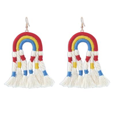 China Latest fashion high quality tassel earrings KDB8292 CLASSIQUE 2021 fan tassel earrings for sale