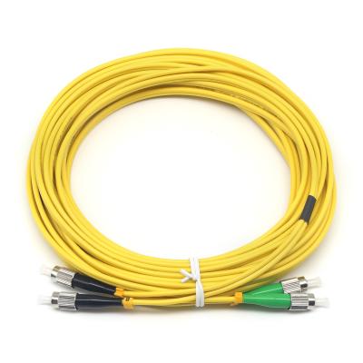 China FTTH Duplex FC APC a FC UPC SM Cordón de parche de fibra óptica para y 1000 tiempos de conexión en venta