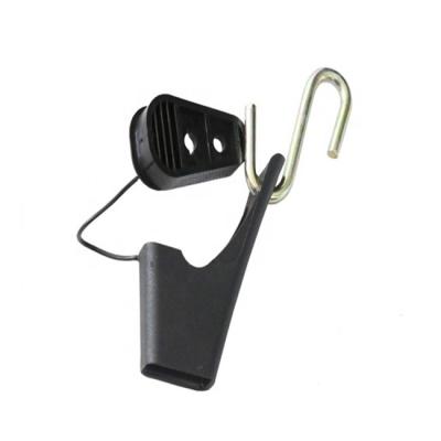 China 80*30mm Stainless Steel Insulation Tension Clamp for Outdoor Fiber Optic Drop Cable for sale
