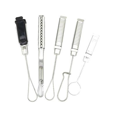 China Stainless Steel Drop Wire Clamp Support Telephone Drop Wire At Span Clamps for sale