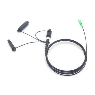 China Fiber Optic SC-APC Polishing Type pre-terminated Drop Cables for sale