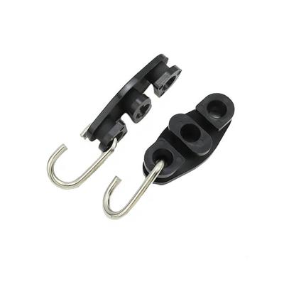China Outdoor Insulated Drop Wire Anchor Clamp ABS And Galvanised Steel for sale