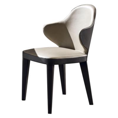China Leisure Chair Toyal Nordic Luxury Restaurant Frame Dining Furniture Solid Wood Living Genuine Leather Chair for sale