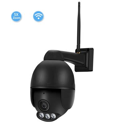 China Wireless CCTV Speed Dome Cameras Waterproof / Waterproof BESDER 1080P Radio PTZ CCTV Cameras 5X Zoom Free Optical Zoom For Hotel for sale