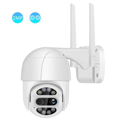 China BESDER NIGHT VISION Outdoor Dual Lens Wifi PTZ Surveillance Full HD 1080P Automotive Tracking Wireless Speed Dome CCTV Security PTZ Camera for sale