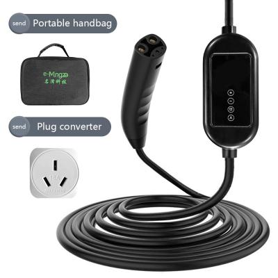 China EV Charger E-Mingze Fast Charging Portable 32a 7kw T-Esla Charger Waterproof for sale