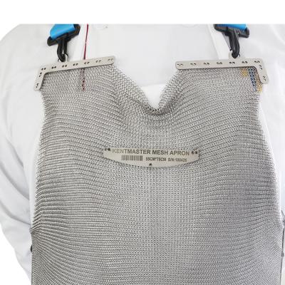 China Welds Protection 100% China Strong Comfortable And Soft Metal Chainmail Stainless Apron Mesh Steel for sale