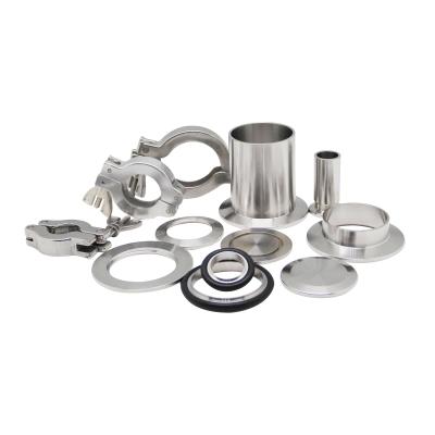 China High Quality KF Flange Fitting 304 Stainless Steel Components KF Blank / Vacuum Flanges KF16-KF50 for sale