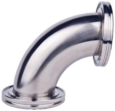 China ISO63 Elbow Vacuum Fittings SS304 / SS316L Equal for sale