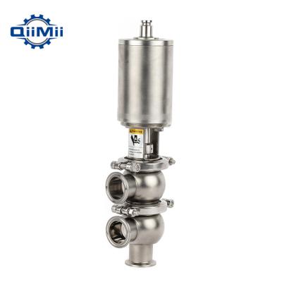 China Constant Pressure Divert Seat Valve Maintained Adjustable General Sanitary SS304 SS316L for sale